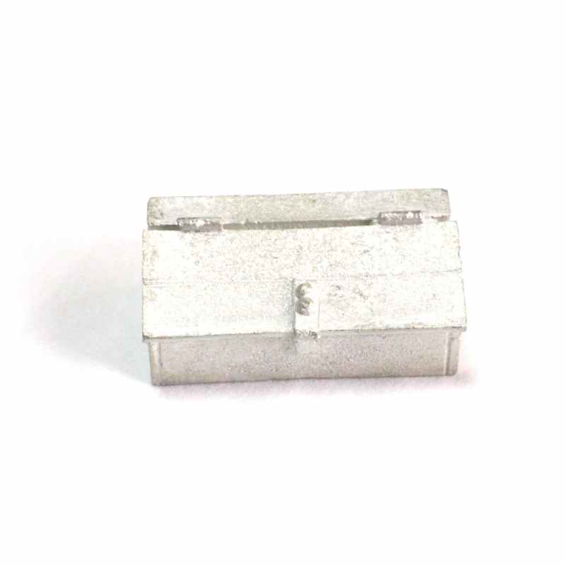 Roundhouse White Metal Toolbox